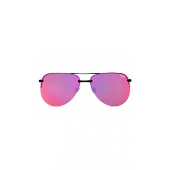 Quay Black/Pink Lens \'The Playa\' Sunglasses