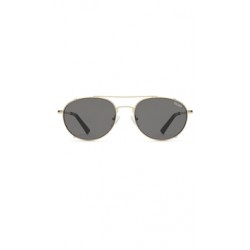 Quay Gold/Smoke Lens 'Little J' Sunglasses