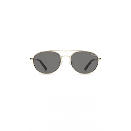 Quay Gold/Smoke Lens \'Little J\' Sunglasses