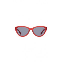 Quay 'Rizzo' Red/Smoke Lens Sunglasses
