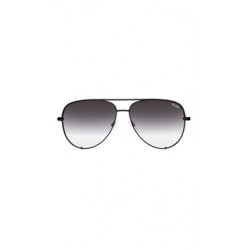 Quay 'High Key' Black/Smoke Fade Lens Sunglasses