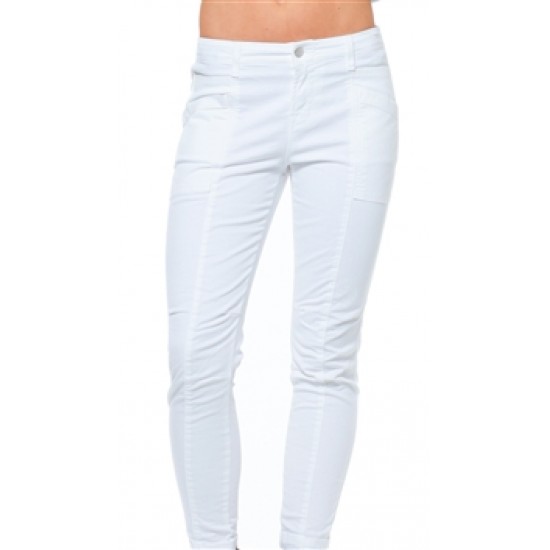 J Brand White Brynes Mid Skinny Chino Pants J Brand White Brynes Mid Skinny Chino Pants