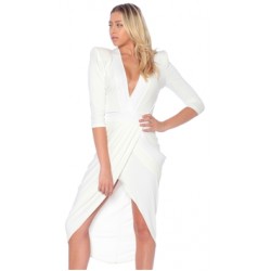 House Of Zhivago White 'Eye of Horus' Dress