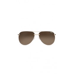 Quay Gold Frame/Brown Lens 'The Playa' Sunglasses