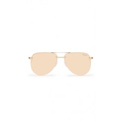 Quay Gold Frame/Pink Lens 'The Playa' Sunglasses
