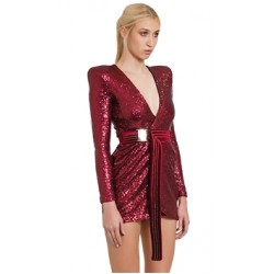 House Of Zhivago Ruby 'Quattro' Mini Dress