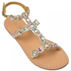 Mystique Gold 'Maui' Flat Sandals