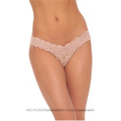 Hanky Panky Nude Signature Lace Lowrider Thong