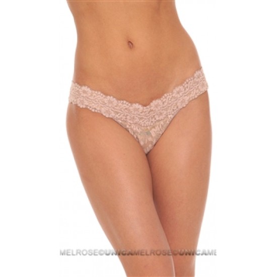 Hanky Panky Nude Signature Lace Lowrider Thong