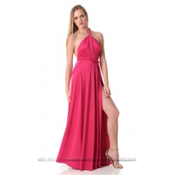 Abyss by Abby Hot Pink Vamp Maxi Dress