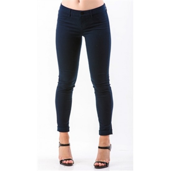 J Brand Navy Anja Clean Cuff Cropped Jeans J Brand Navy Anja Clean Cuff Cropped Jeans