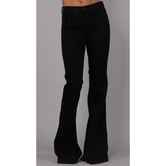 J Brand Black with Flared Leg Denim Jeans