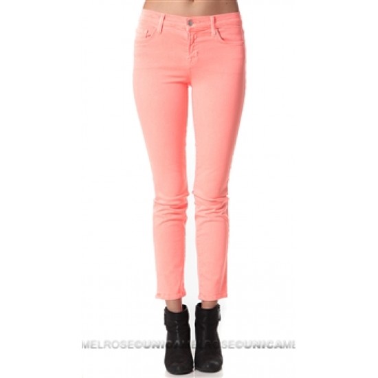 J Brand Flamingo Mid Rise Cropped Rail Jean