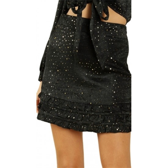 Wild Honey High Waisted Mini Skirt