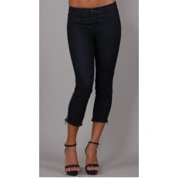 J Brand Black Low Rise Capri Denim Jeans