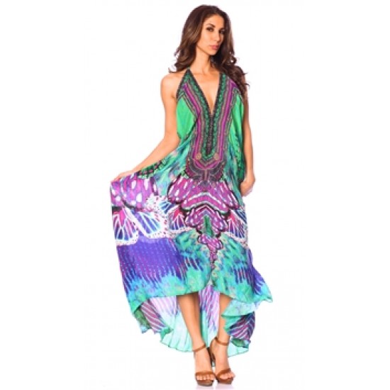 Parides Avatar Purple Infinity 3 Way Dress