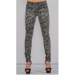 Religion Grey Leopard Predator Jeans