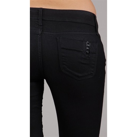 Black Orchid Jegging with Studs on Pocket