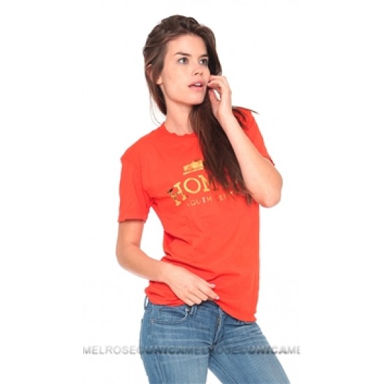 Brian Lichtenberg Homies Orange Tee with Gold Foil