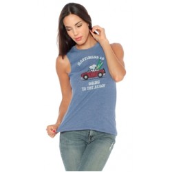 Daydreamer Blue 'Peanuts' Cut Off Shirt