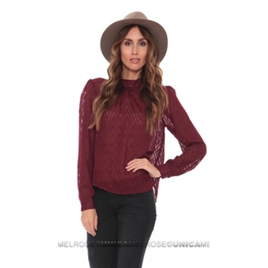 Free People Plum \'After Midnight\' Blouse