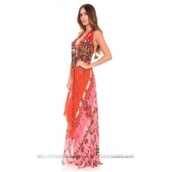 Parides Orange Tiger Lilly Dress