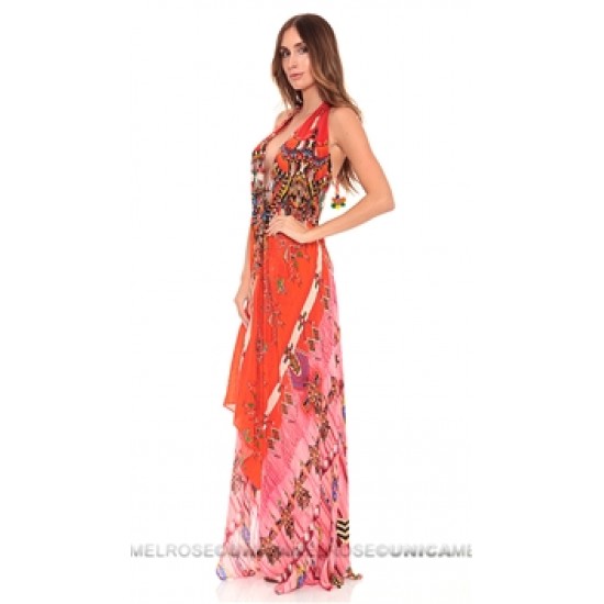 Parides Orange Tiger Lilly Dress