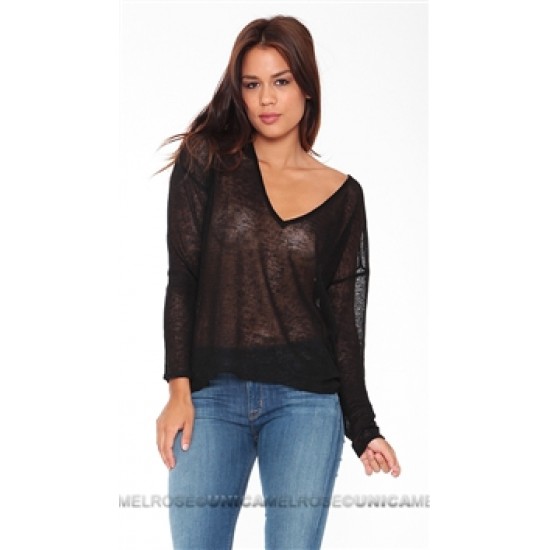 Feel the Piece Black Scooter V Neck Feel the Piece Black Scooter V Neck