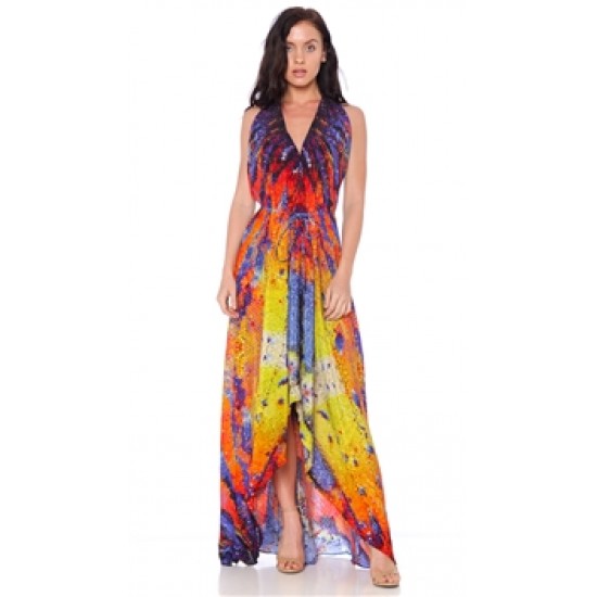 Parides Azure \'Glass Wind\' 3 Ways To Style Maxi Dress