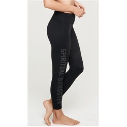 Spiritual Gangster Black '7/8 Practice' Leggings