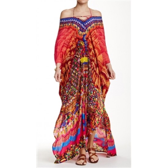Parides Fuchsia 3 Ways To Style Long Kaftan Parides Fuchsia 3 Ways To Style Long Kaftan