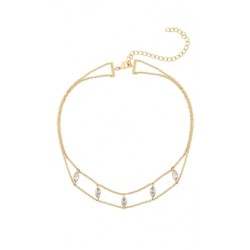 Five And Two Gold 'Joie' Choker