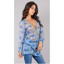 Kareena's Aqua Long Sleeve Top