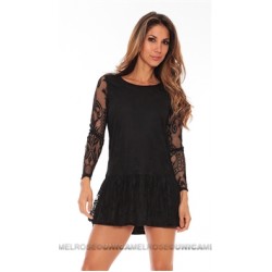 Lovers + Friends Black Heart Mini Dress