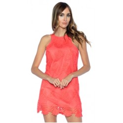 Lovers + Friends Coral Caspian Shift Dress