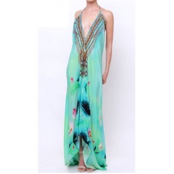 Parides Green Envy 'Lotus' 3 Ways to Style Maxi Dress