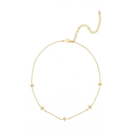 Five And Two Gold \'Mona\' Star Choker