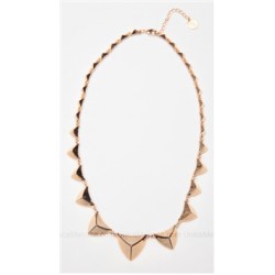 House of Harlow 14 kt Gold Plated Pyramid Station Necklace