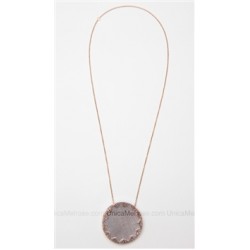 House of Harlow 14 kt Gold and Silver Plated Engraved and Etched Sunburst Pendant
