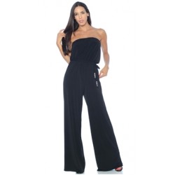 Nicole Andrews Collection Black 'Goddess' Jumpsuit