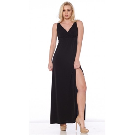 Nicole Andrews Collection Black \'Malibu\' Maxi Dress Nicole Andrews Collection Black \'Malibu\' Maxi Dress