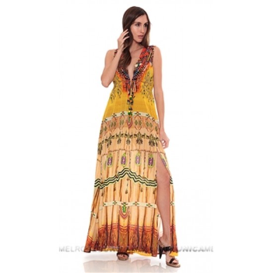 Parides Navajo Tribal Dream Maxi Dress