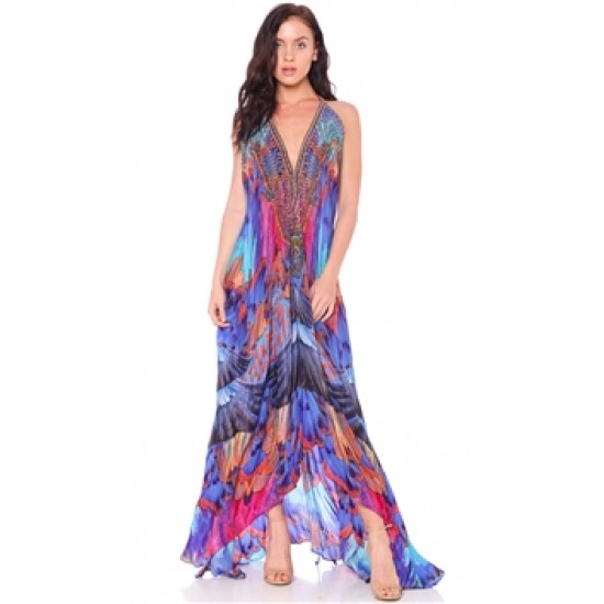 Parides Purple Rain \'Parrot Macaw\' 3 Way Dress