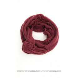 Paula Bianco Burgundy  Scarf