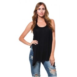Sen Collection Black Swing Tank Top