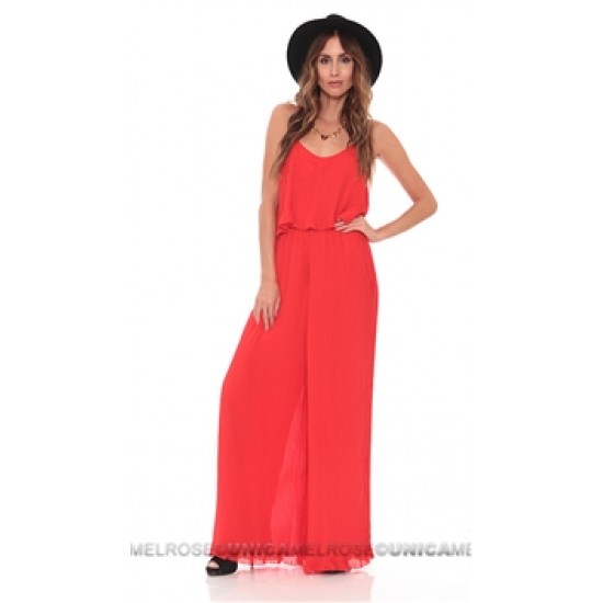 Lovers + Friends Red \'Walk In The Park\' Jumpsuit