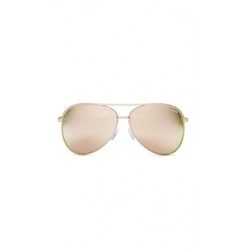 Quay Gold Frame/Rose Mirror Lens 'Vivienne' Sunglasses