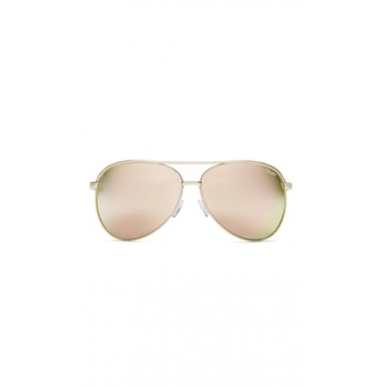 Quay Gold Frame/Rose Mirror Lens \'Vivienne\' Sunglasses